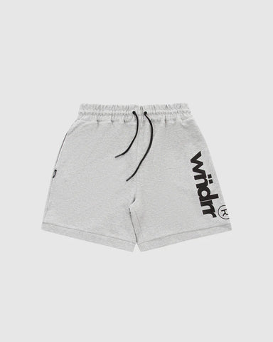 WNDRR OFFCUT TECH TRACKSHORT - Grey Marle