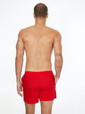 Calvin Klein NYLON MEDIUM DRAWSTRING SWIM SHORTS - Deep Crimson