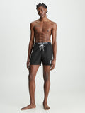 CALVIN KLEIN KM0KM00740 Double Waistband Swim Shorts - PVH Black