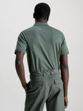 CALVIN KLEIN K10K111657 Slim Smooth Cotton Polo Shirt - Thyme