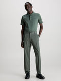 CALVIN KLEIN K10K111657 Slim Smooth Cotton Polo Shirt - Thyme