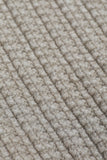 JAMES HARPER JHK68 Chunky Rib Knit Crew Jumper- Natural