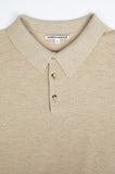 JAMES HARPER JHS77 3 Button Polo Knit Shirt - Wheat