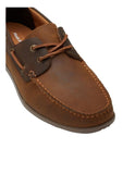 Hush Puppies FLOOD Boat Shoe - Tan Wild/Brown Wild