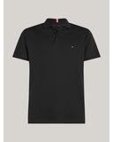 TOMMY HILFIGER MW0MW35585_BDS LIQUID COTTON ESSENTIAL REG POLO - Black