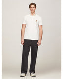 TOMMY HILFIGER DM0DM19624_YBH Regular Varsity Polo - Ancient White