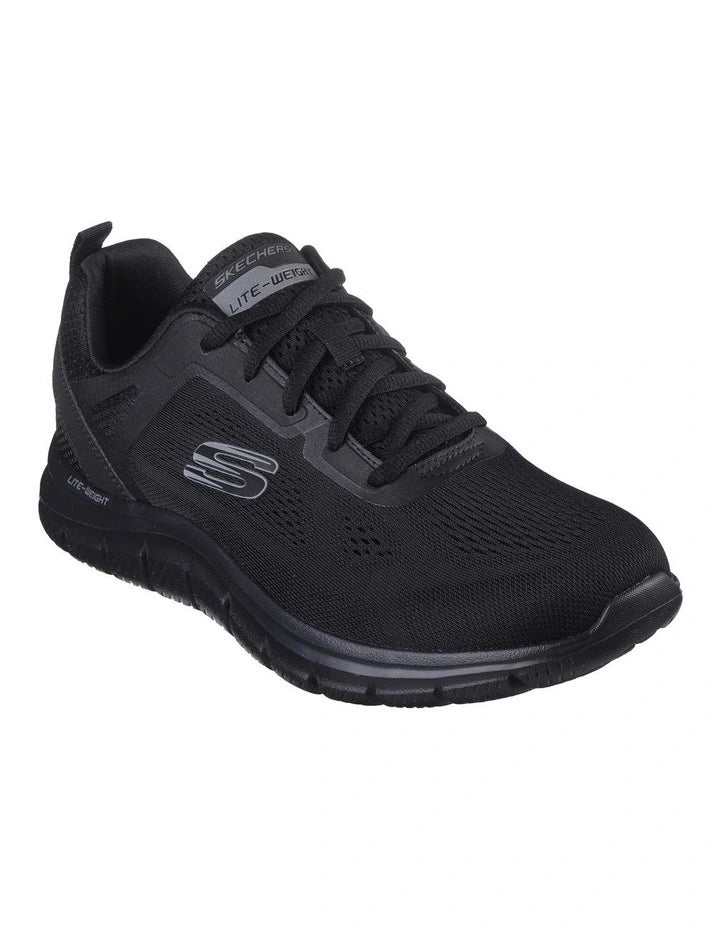 SKECHERS Track 232698 Broader Sneaker - Black/Black – E-Male Store