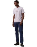 CALVIN KLEIN Monogram Tee - Lilac Gray
