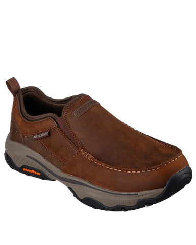 SKECHERS 204730 Relaxed Fit Craster - Moc Ringo Dark Brown