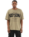 NENA AND PAADENA Captain Loopback Raptor Tee - Khaki