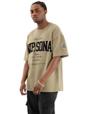 NENA AND PAADENA Captain Loopback Raptor Tee - Khaki