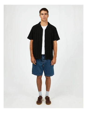 SILENT THEORY Luca S/S Shirt - Black