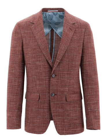 DANIEL HECHTER 3DH742-41 Parker Buggy Brown Checked Sports Jacket