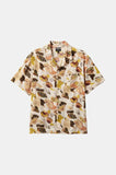 BRIXTON Bunker Reserve S/S Camp Collar Shirt- Multi Colour Shell