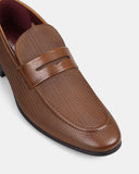 JULIUS MARLOW Lapel Loafer - Tan
