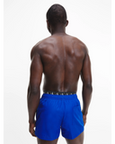 CALVIN KLEIN SHORT DOUBLE WAISTBAND SWIM SHORTS KM0KM00710_C65 - Cobalt