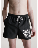 CALVIN KLEIN MEDIUM DRAWSTRING SWIM SHORTS KM0KM00739_BEH - PVH Black