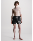 CALVIN KLEIN MEDIUM DRAWSTRING SWIM SHORTS KM0KM00739_BEH - PVH Black