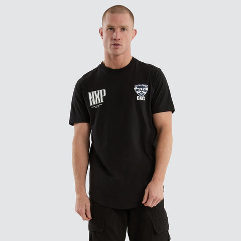 NENA AND PASADENA Geelong Cats AFL Legend Tee - Jet Black