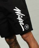 WNDRR OFFEND BEACH SHORT - Black
