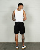 WNDRR OFFEND BEACH SHORT - Black