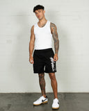 WNDRR OFFEND BEACH SHORT - Black