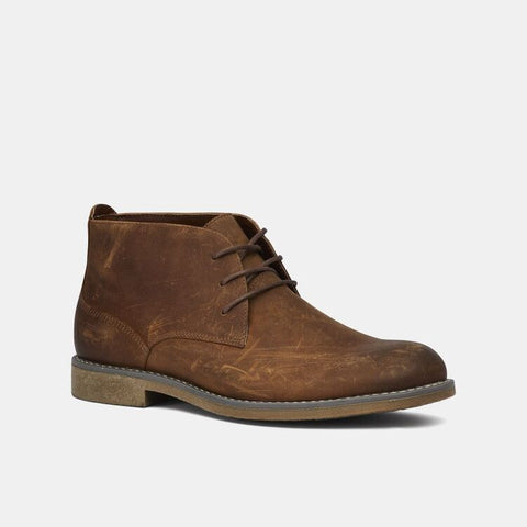 Hush Puppies Thorn Suede Chukka Boot - Mahogany