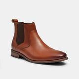 Hush Puppies Wilson Ankle Boot - Tan Burnish