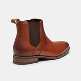 Hush Puppies Wilson Ankle Boot - Tan Burnish