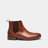 Hush Puppies Wilson Ankle Boot - Tan Burnish