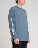 SALTY CREW Bruce L/s Tee - Dark Slate