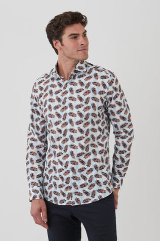 FLINDERS WINTON L/S SHIRT FFU020 - Sky