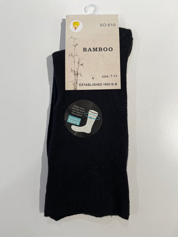BAMBOO SOCKS Loose Top Cushion Sole