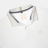 JAMES HARPER JHK62 Pique Polo - White