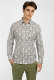 JAMES HARPER JHS480 FERN COTTON POPLIN SHIRT - Olive