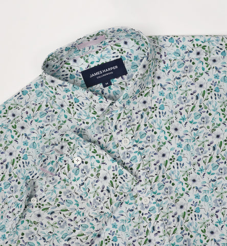 James Harper JHS562 Floral Long Sleeve Shirt