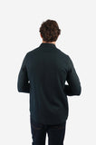 James Harper JHS582 Two Tone Twill Long Sleeve Shirt - Bottle
