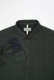 James Harper JHS582 Two Tone Twill Long Sleeve Shirt - Bottle