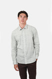 James Harper JHS594 Canada Distressed Long Sleeve Shirt - Stone