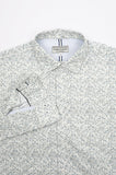 James Harper JHS594 Canada Distressed Long Sleeve Shirt - Stone