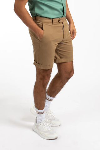 JAMES HARPER JHSH23 Chino Short - Tobacco