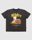 WNDRR WITH FRIES VINTAGE FIT TEE - WASHED BLACK