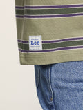 Lee BAGGY STRIPE 602296 RECYCLED COTTON TEE - Taps Stripe