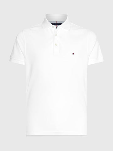 TOMMY HILFIGER 1985 SLIM FIT POLO - White