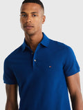 TOMMY HILFIGER 1985 SLIM FIT POLO - Anchor Blue