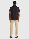 TOMMY HILFIGER MONOGRAM TWILL POLO - Desert Sky