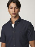 TOMMY HIFIGER MW0MW36895 SEERSUCKER SHIRT - Desert Sky