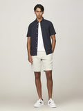 TOMMY HIFIGER MW0MW36895 SEERSUCKER SHIRT - Desert Sky