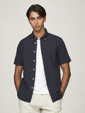 TOMMY HIFIGER MW0MW36895 SEERSUCKER SHIRT - Desert Sky