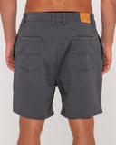 RUSTY Grilled Relaxed Chino Short - Pavement